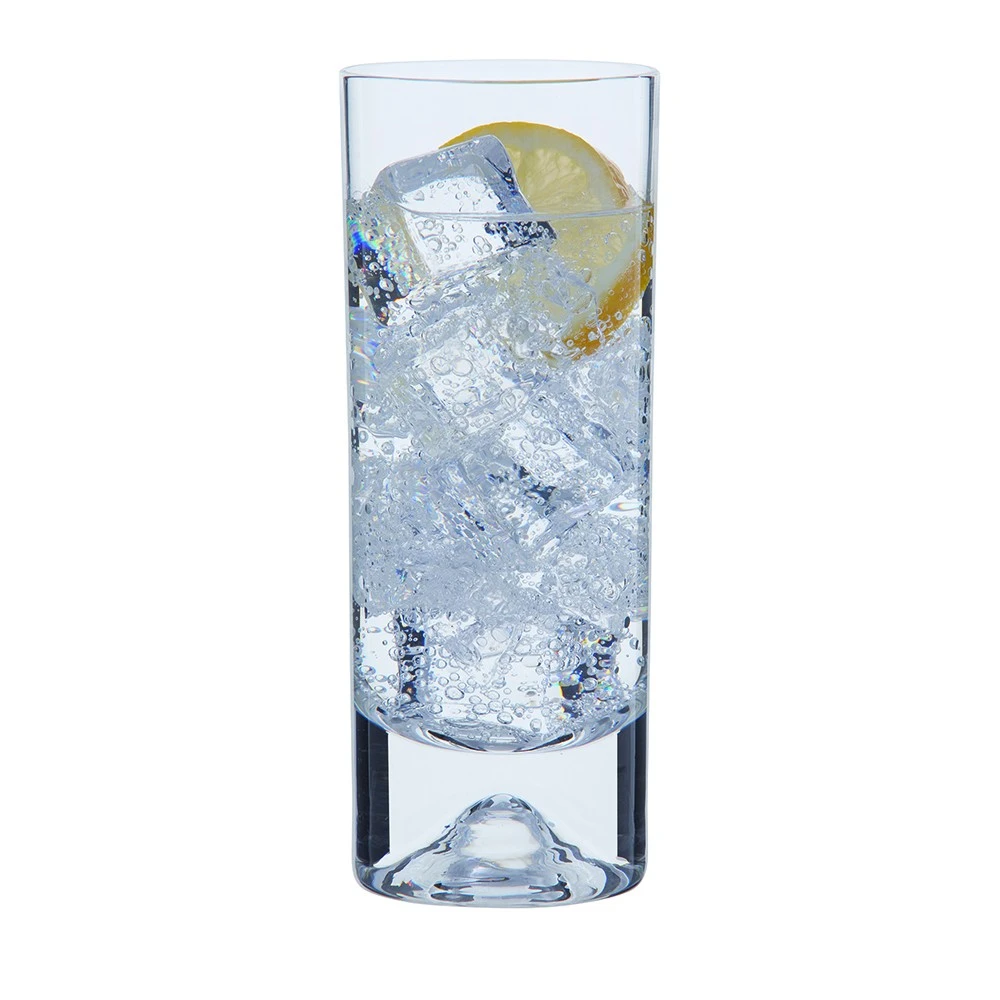 Dimple Highball Glass, Set Of 2 4 Dimple Highball Glass, Set Of 2 - Image 2