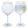 Glitz Gold Gin & Tonic Copa, Set Of 2 -DONEW Sales Store goldcopap