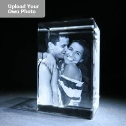 Large Laser Photo Gift Block - Tower (Free Text Engraving Available) - Standard Delivery Will Be 3 Working Days. -DONEW Sales Store largetower2