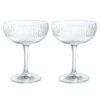 Limelight - Mitre Champagne Saucer, Set Of 2 1 Limelight - Mitre Champagne Saucer, Set Of 2 -DONEW Sales Store llm3474 3 p limelight cutout mitre coupe empty co