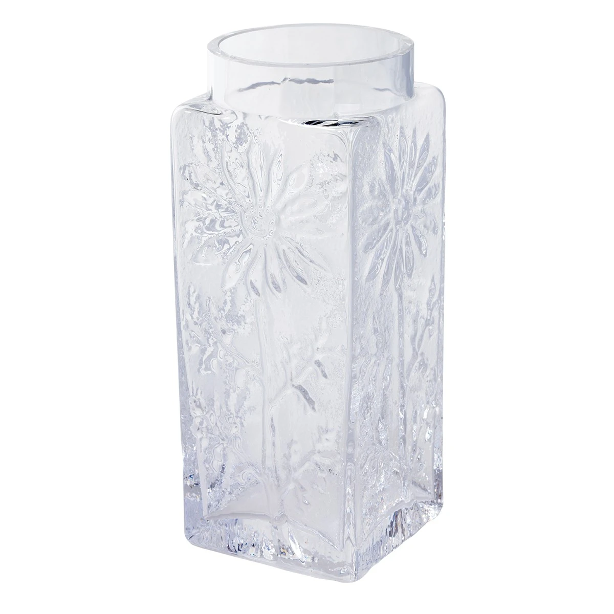 Small Clear Marguerite Vase 4 Small Clear Marguerite Vase - Image 2