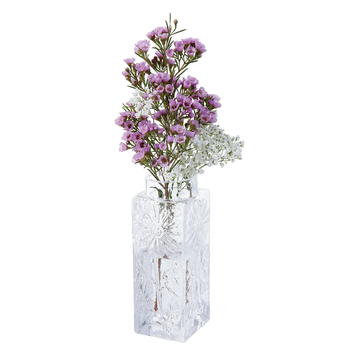 Small Clear Marguerite Vase 5 Small Clear Marguerite Vase - Image 3