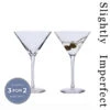 Bar Excellence Martini Glass, Set Of 2 - Slightly Imperfect -DONEW Sales Store martini dof 1