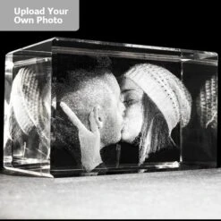 Medium Laser Photo Gift Block - Rectangle (Free Text Engraving Available) - Standard Delivery Will Be 3 Working Days. -DONEW Sales Store medrect3