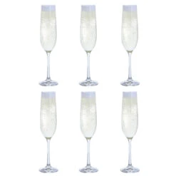 New Release 1 Six Champagne Flute, Set Of 6