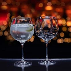 Glitz Gin & Tonic Copa, Set Of 2 -DONEW Sales Store st2557 13 n p mood