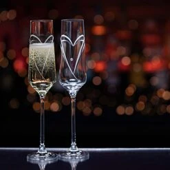 Glitz Romance Champagne Flutes -DONEW Sales Store st2664 5 n p mood